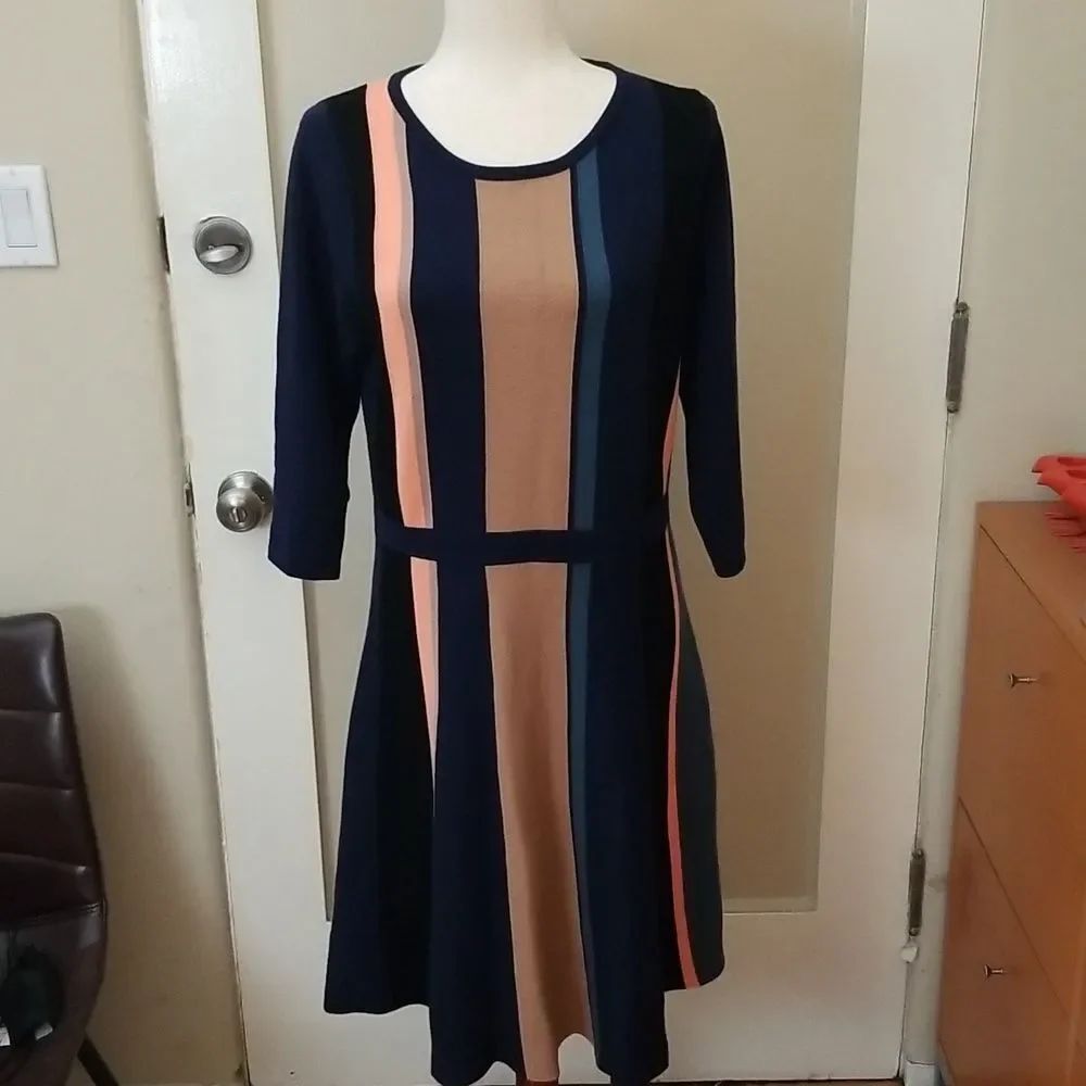 Boden Beatrice Color Block Dress